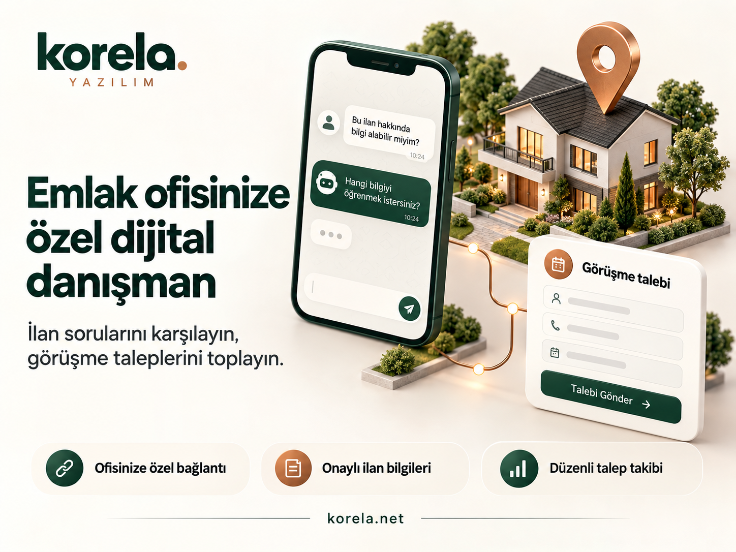 Emlak ofisiniz için dijital karşılama