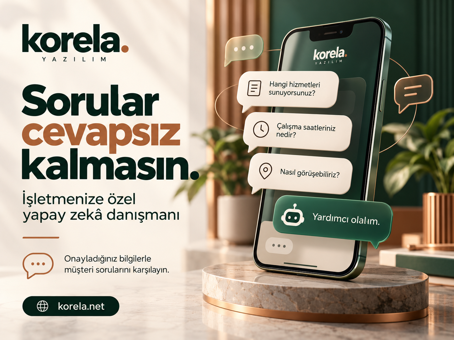 Müşteri soruları cevapsız kalmasın